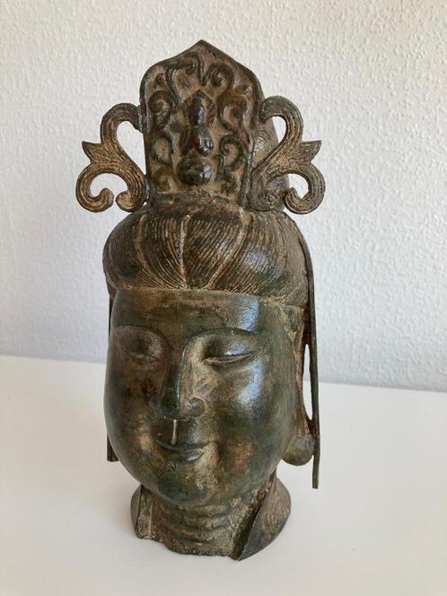 antiek brons beeld Quan Yin / Kwan Yin / Guanyin / Kwan Im, Antiek en Kunst, Kunst | Beelden en Houtsnijwerken, Ophalen of Verzenden