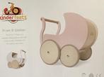 Houten poppenwagen 2 in 1 Walker, Ophalen, Nieuw, Duw- of Trekspeelgoed