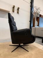 Nieuw KFF Arva E Lounge Relax Fauteuil elektrisch Zwart, Huis en Inrichting, Fauteuils, Nieuw, Leer, Ophalen of Verzenden, KFF