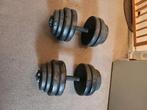 Verstelbare Dumbbell set, Sport en Fitness, Fitnessmaterialen, Zo goed als nieuw, Dumbbell, Ophalen