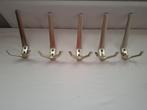 5 grote aluminium kapstokhaken, Huis en Inrichting, Woonaccessoires | Kapstokken, Gebruikt, Wandhaken, Ophalen of Verzenden, Minder dan 100 cm