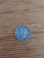 Usa dime 1927 zilver, Postzegels en Munten, Munten | Amerika, Ophalen of Verzenden, Noord-Amerika, Zilver