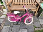 Loekie Princess 16 inch meisjesfiets - Roze, Fietsen en Brommers, Fietsen | Meisjes, Ophalen, Gebruikt, Loekie, Handrem