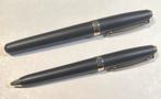 Vintage Sheaffer Prelude balpen/vulpen set mat zwart, Verzamelen, Pennenverzamelingen, Nieuw, Met doosje, Ophalen of Verzenden
