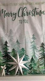 Partij Kerstdecoratie doek kerstbomen tekst merry christmas, Diversen, Kerst, Ophalen of Verzenden, Nieuw