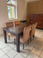 Eethoek inclusief 4 stoelen, Ophalen, Gebruikt, 4 tot 6 stoelen