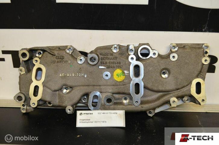 Dragerplaat SQ7 4M 4.0 TDI 057117187b m204, Auto-onderdelen, Motor en Toebehoren, Audi, Gebruikt, Ophalen of Verzenden