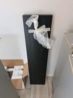 Ikea lack plank zwevend zwart zwartbruin, Wandkapstok, Ophalen of Verzenden, Zo goed als nieuw, Minder dan 100 cm