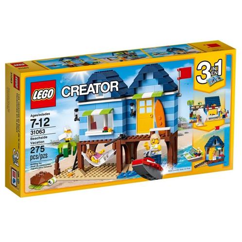 LEGO Creator 31063 Strandvakantie * 't LEGOhuis *, Kinderen en Baby's, Speelgoed | Duplo en Lego, Nieuw, Lego, Complete set, Ophalen of Verzenden
