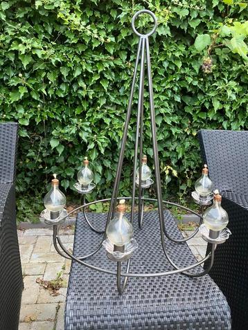 IJzeren Kroonluchter voor kaarsen/olielampjes kroonluchter. beschikbaar voor biedingen