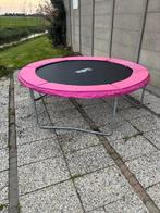 Trampoline roze 244 doorsnee, Ophalen, Gebruikt