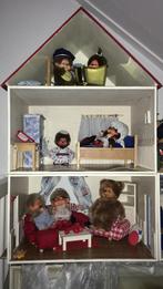 Handgemaakt Poppenhuis voor Monchhichi Labubu Barbie, Ophalen, Zo goed als nieuw, Poppenhuis