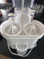 Dubbele sinaasappel pers, Witgoed en Apparatuur, Juicers, Ophalen of Verzenden, Gebruikt, Elektrisch, Citruspers