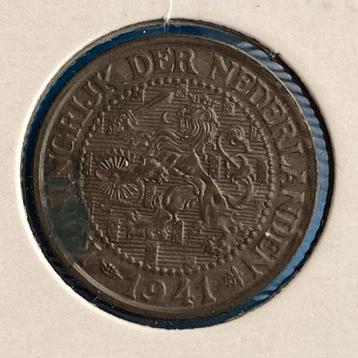 2,5 Cent uit 1941 van Koningin Wilhelmina beschikbaar voor biedingen