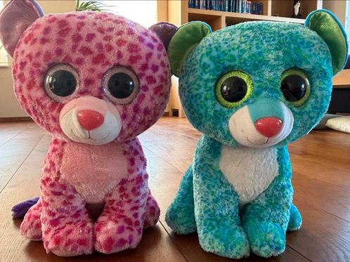 Beanie boo Glamour & Leona groot 16”, Kinderen en Baby's, Speelgoed | Knuffels en Pluche, Zo goed als nieuw, Overige typen, Ophalen of Verzenden