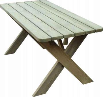 Houten Tuintafel – Weerbestendig – 120/150 cm – 50% Korting! beschikbaar voor biedingen