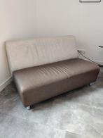 mooie tweezitter, Huis en Inrichting, Banken | Bankstellen, Ophalen, Gebruikt, Tweepersoons, Leer