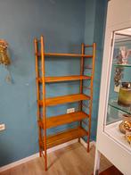 Vintage Lutjens Stokkenkast Wandkast Wandrek Boekenkast, Ophalen, 50 tot 100 cm, Nvt, 25 tot 50 cm