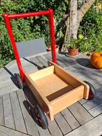Houten loopwagen van "de woodpecker for kids"., Ophalen, Gebruikt, Duw- of Trekspeelgoed