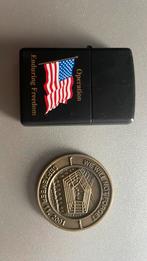 Zippo en coin “Operation Enduring Freedom”, Ophalen of Verzenden, Landmacht