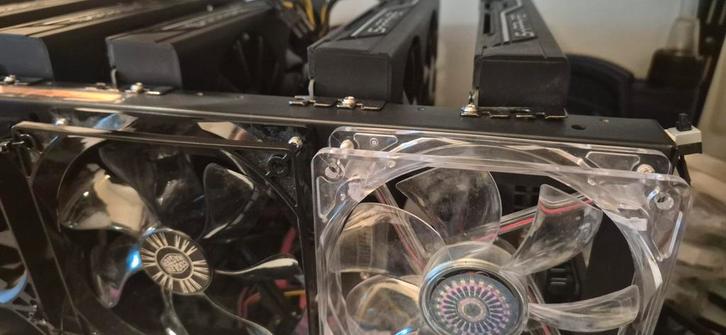 GPU Mining Rig – 6x RX470 8GB, Computers en Software, Videokaarten, PCI-Express 3.0, GDDR5, Ophalen of Verzenden