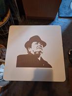 bijzettafeltje andre hazes, Huis en Inrichting, Minder dan 55 cm, Gebruikt, Vierkant, Hout