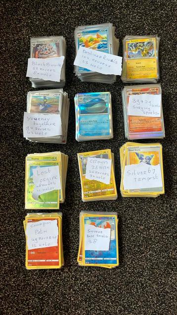 Pokemon reverse en holos 600 +zie omschrijving beschikbaar voor biedingen