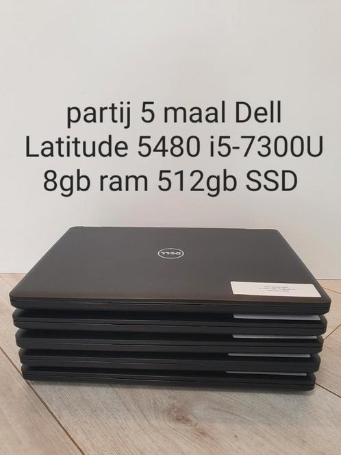 Goede staat: Partij 5 maal Dell Latitude 5480 i5-7300U 8gb, Computers en Software, Windows Laptops, Zo goed als nieuw, 14 inch