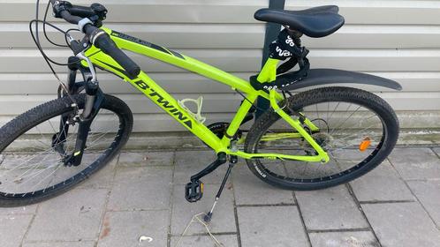 Rockrider mountainbike B twin 340 maat L in groen, 26 inch, Fietsen en Brommers, Fietsen | Crossfietsen en BMX, Zo goed als nieuw