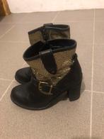 Replay 37 zwart lederen enkellaarsjes laarsjes pumps, Kleding | Dames, Schoenen, Verzenden, Zwart, Lage of Enkellaarzen, Replay