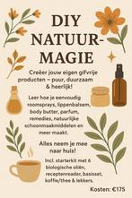 Workshop aromatherapie diy 100% bio uniek heerlijk topkado, Ophalen of Verzenden, Nieuw, Meerdere media, Welzijn en Spiritualiteit