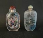 Vintage Chinese snuifflesjes / parfumflesjes in doos, Ophalen of Verzenden
