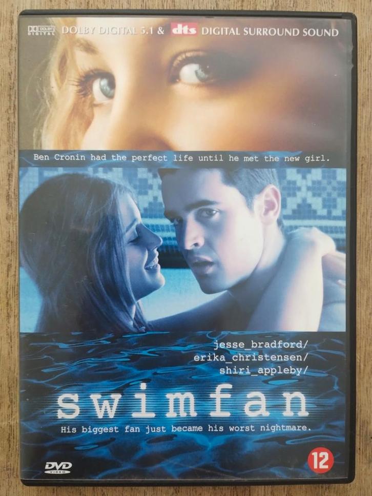 Swimfan - zijn grootste fan werd zijn grootste nachtmerrie, Cd's en Dvd's, Dvd's | Thrillers en Misdaad, Zo goed als nieuw, Vanaf 12 jaar