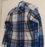 als Nieuw overhemd Blouse Suitsupply Blauw Ruiten L 41/42, Verzenden, Zo goed als nieuw, Blauw, Halswijdte 41/42 (L)