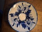 Schaal met blauwe bloemen(heel oud), Antiek en Kunst, Curiosa en Brocante, Ophalen