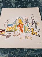 CSNY - So Far LP, Cd's en Dvd's, Ophalen of Verzenden, 1960 tot 1980, Gebruikt, 12 inch