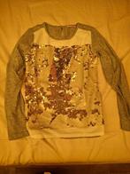grijze sweater met pailletten someone maat 140, Meisje, Trui of Vest, Ophalen of Verzenden, Zo goed als nieuw