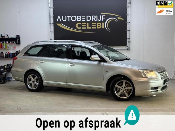 Toyota Avensis Wagon 2.0 VVTi Executive 2005 GRIJS AUT|LEDER, Auto's, Toyota, Bedrijf, Te koop, Avensis, ABS, Airbags, Airconditioning