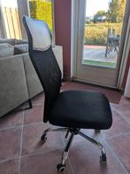 Zwarte bureaustoel - gebruikt- Gratis ophalen, Huis en Inrichting, Bureaustoelen, Ophalen, Gebruikt, Zwart