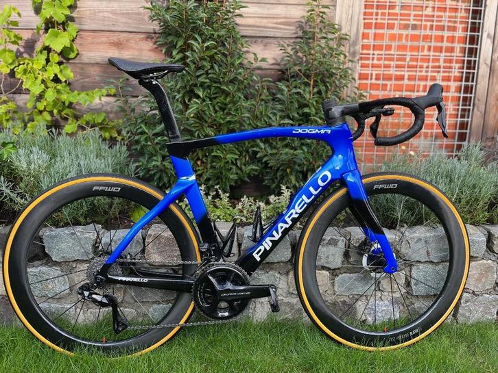 Pinarello Dogma F Sonic Blue 57,5 Dura Ace, Fietsen en Brommers, Fietsen | Racefietsen, Zo goed als nieuw, Overige merken, Meer dan 20 versnellingen
