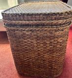 Gave rotan / rieten kisten / koffietafel / sidetable, Ophalen, Minder dan 50 cm, Gebruikt, 50 tot 100 cm