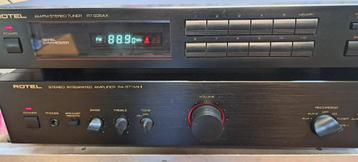 Rotel Versterker + Tuner en BNS  Luidspreaker set beschikbaar voor biedingen