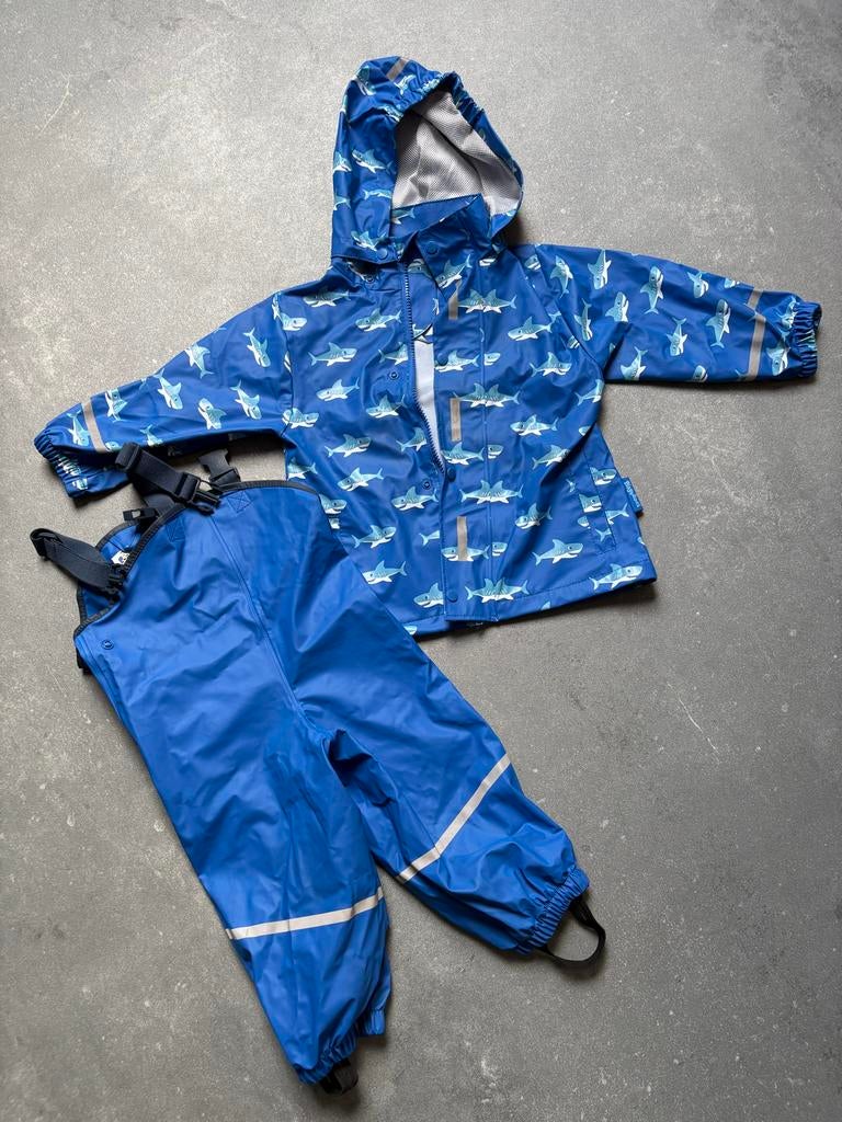 Playshoes regenpak blauw - maat 86, Ophalen, Gebruikt, Jongetje of Meisje