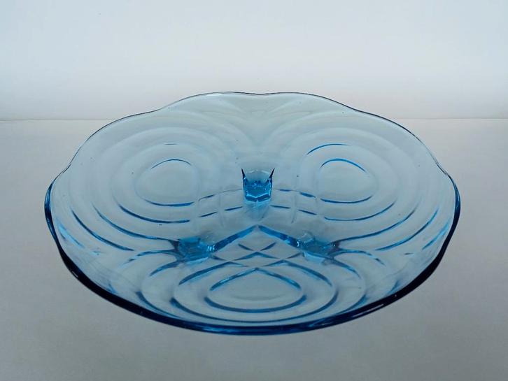 Schaal Fruitschaal XXL Walther & Söhne Rotterdam Art Deco, Antiek en Kunst, Antiek | Glas en Kristal, Ophalen of Verzenden