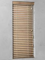 Houten jaloezie 50 mm 54.2x162 Naturel Abachi hout nieuw, Beige, Nieuw, 150 tot 200 cm, 50 tot 100 cm