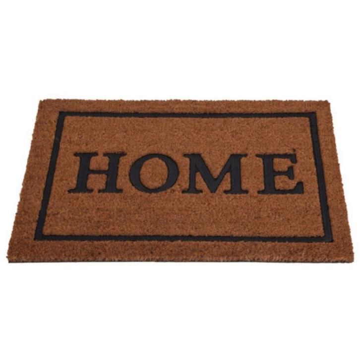 Kokos deurmat HOME, Tuin en Terras, Deurmatten, Nieuw, Rubber, Binnen, Verzenden