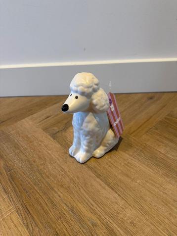 Nieuw wit limited edition Hema poedel poodle spaarpot steen beschikbaar voor biedingen