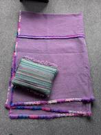 Super leuk paars plaid met bijpassend kussentje, Huis en Inrichting, Ophalen of Verzenden