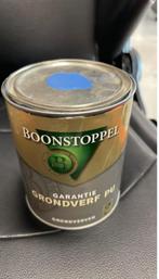 Nieuw! Boonstoppel garantie grondverf PU Kleur 7027, Nieuw, Verf, Blauw, Ophalen of Verzenden