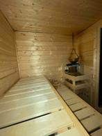 Sauna met saunakachel 2.00 x 2.00, Sport en Fitness, Sauna, Ophalen, Zo goed als nieuw, Complete sauna